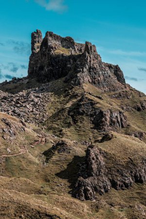 Foto de El Quiraing en la Isla de Skye en Escocia - Imagen libre de derechos