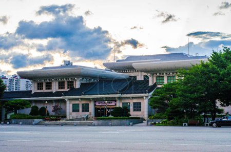 Photo for The beautiful city of Samcheok Cultural Center. - Royalty Free Image