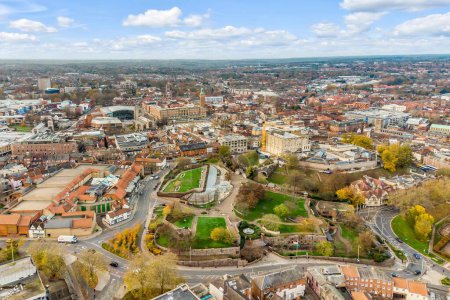 Foto de Una vista fascinante del paisaje urbano de Norwich, Inglaterra - Imagen libre de derechos