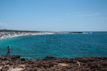 Photo for Beach in Is Arutas. Sardinia, Italy at summer - Royalty Free Image