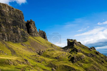Foto de El Quiraing en la Isla de Skye en Escocia - Imagen libre de derechos