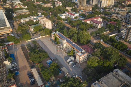Photo for Aerial of City centre in Accra, Ghana - Royalty Free Image