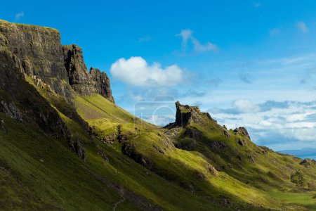 The Quiraing on the Isle of Skye in Scotland
