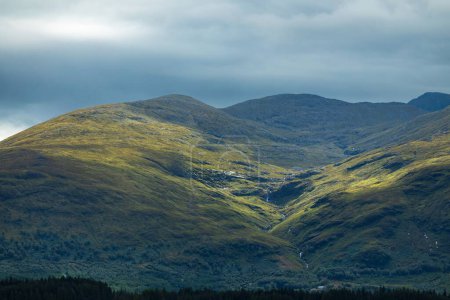 Photo for A beautiful shot of the rural hills of Ben Nevis Viewpoint in rural Fort William, Scotland - Royalty Free Image