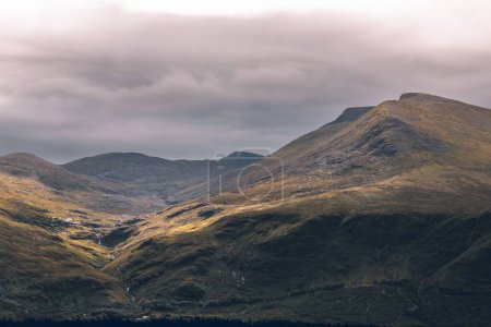 Photo for A beautiful shot of the rural hills of Ben Nevis Viewpoint in rural Fort William, Scotland - Royalty Free Image