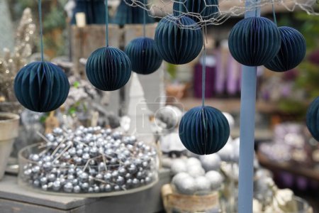 Photo for A closeup of decorative paper balls - Royalty Free Image