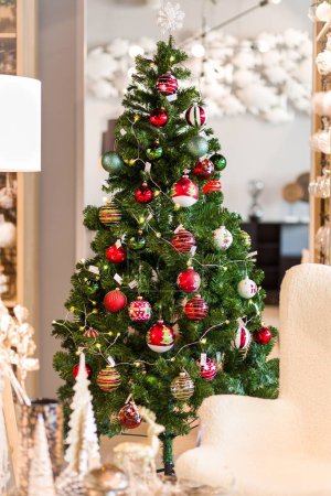 Photo for A selective of decorations on a Christmas tree - Royalty Free Image