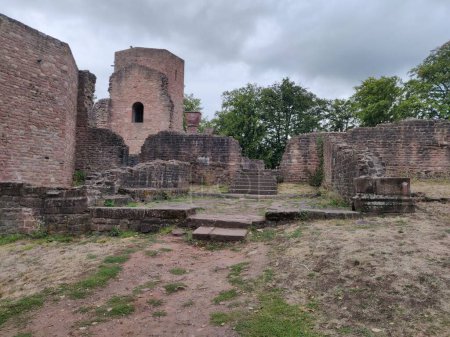 Photo for A closeup view of St. Michael monastery ruins - Royalty Free Image