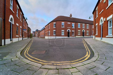 Foto de La calle residencial Kirby 's Lane en Canterbury, Kent - Imagen libre de derechos