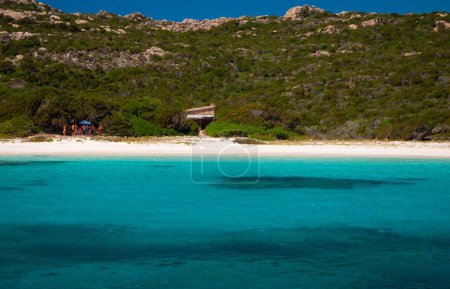 Téléchargez les photos : Spiaggia rosa budelli, magnifique baie de l'archipel de La Maddalena, Sardaigne, Italie - en image libre de droit