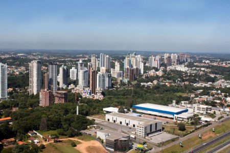 Photo for An aerial shot of the city of Curitiba in Parana, Brazil - Royalty Free Image