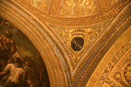Téléchargez les photos : Belle intérieur de St John's Co-Cathedral dans le site du patrimoine mondial de l'Unesco ville de La Valette à Malte - en image libre de droit