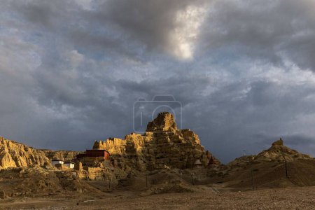 Photo for An aerial view of ruins Guge Dynasty in Zada - Royalty Free Image