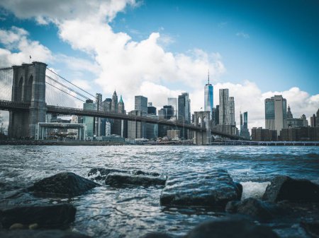 Photo for The Brooklyn bridge in yew york - Royalty Free Image