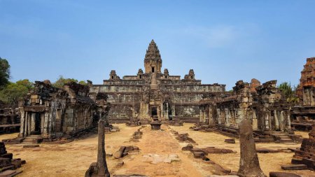 Photo for The exterior of the archeological ruins in Krong Siem Reap, Cambodia - Royalty Free Image
