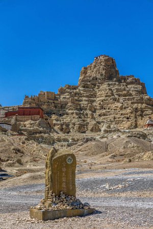 Photo for The exterior of Guge Dynasty Relics on a sunny day in Tibet, China - Royalty Free Image