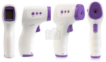 Photo for A non-contact digital infrared thermometers in white background - Royalty Free Image