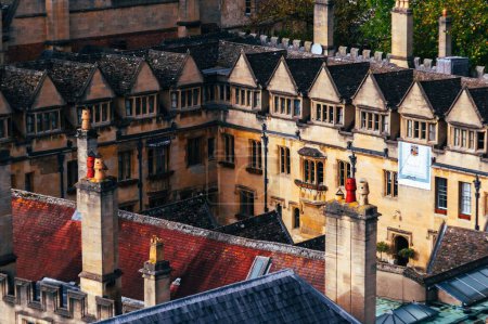 Téléchargez les photos : Une vue aérienne de la ville d'Oxford, Angleterre - en image libre de droit