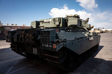 Téléchargez les photos : Détail d'un char de combat principal Leyland Motors Chieftain MK10 - en image libre de droit