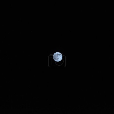 Téléchargez les photos : La pleine lune pendant une nuit noire - en image libre de droit