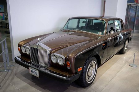 Photo for 1974 Rolls Royce Silver Shadow in brown color - Royalty Free Image