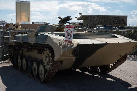 Foto de Detalle de un vehículo militar blindado BMP-1 - Imagen libre de derechos