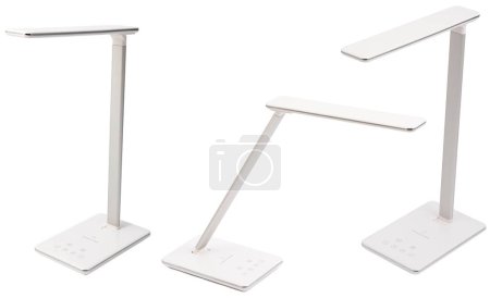 Photo for A set of USB desk lamps isolated on white - Royalty Free Image