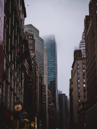 Photo for A vertical shot of buildings in streets of New York - Royalty Free Image