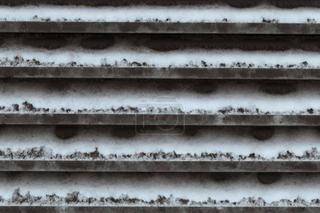 Photo for A closeup shot of dirty shutters background - Royalty Free Image