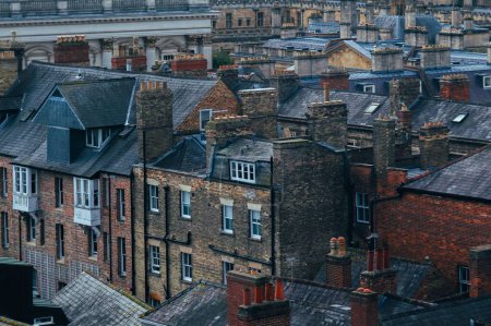 Téléchargez les photos : Une vue aérienne du paysage urbain d'Oxford, Angleterre - en image libre de droit