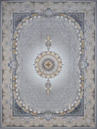 Photo for A vertical shot of a carpet with small details. - Royalty Free Image