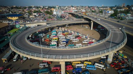 Photo for Nkrumah circle interchange in Ghana - Royalty Free Image