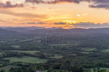 Photo for An Aerial shot of Yumuri Valley in Matanzas - Royalty Free Image