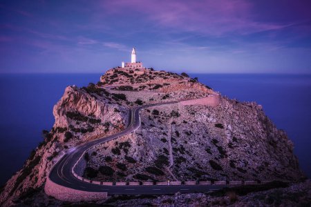 Photo for A beautiful view of a Lighthouse at Cap de Formentor, Mallorca island - Royalty Free Image