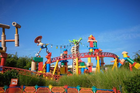 Téléchargez les photos : The Slinky Dog Dash Toy Story Land Disney World Hollywood Studios Orlando Floride - en image libre de droit
