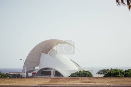 Photo for The famous auditorium of Tenerife Adan Martin in the city of Santa Cruz de Tenerife - Royalty Free Image