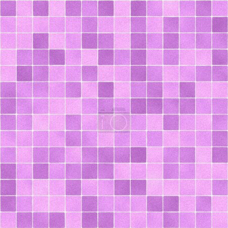 Foto de Un patrón sin costuras de azulejos púrpura, fondo de mosaico de la piscina - Imagen libre de derechos