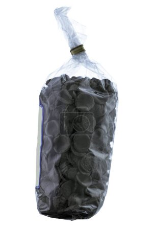 Téléchargez les photos : Un gros plan de pâtes Orecchiette dans un sac en plastique - en image libre de droit