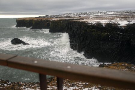 Foto de Este disparo fue capturado en la costa oeste de Islandia. - Imagen libre de derechos