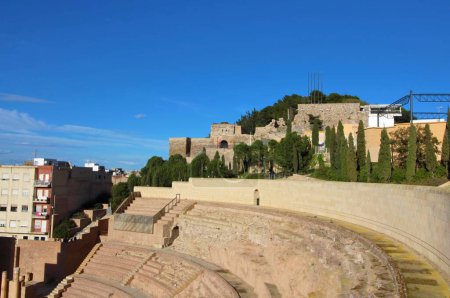 Photo for The Roman Theater of Cartagena, Region of Murcia, Spain - Royalty Free Image