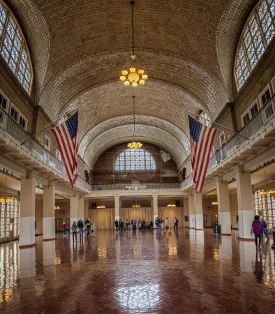 Photo for The Ellis Island Immigration Museum in New York, Manhattan, USA - Royalty Free Image