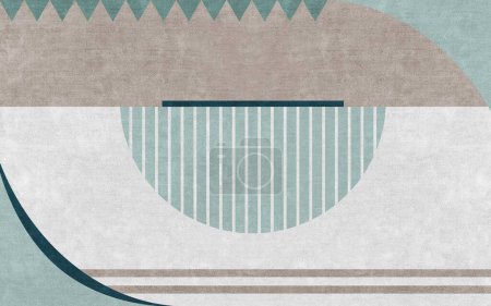 Photo for An Abstract geometric stitching patterns minimalist background - Royalty Free Image