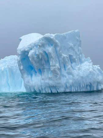 Téléchargez les photos : Un plan vertical d'un énorme iceberg dans l'océan en Antarctique - en image libre de droit