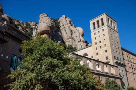 Photo for A Monastery of Santa Maria de Montserrat in Barcelona - Royalty Free Image