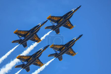 Photo for Blue Angels team at the MCAS Miramar Air Show 2022 - Royalty Free Image