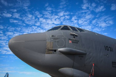Photo for Military aircraft(Boeing B-52 Stratofortress) at the MCAS Miramar Air Show 2022 - Royalty Free Image