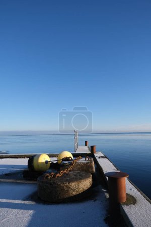 Photo for A vertical shot of a beautiful sea during the sunset - Royalty Free Image