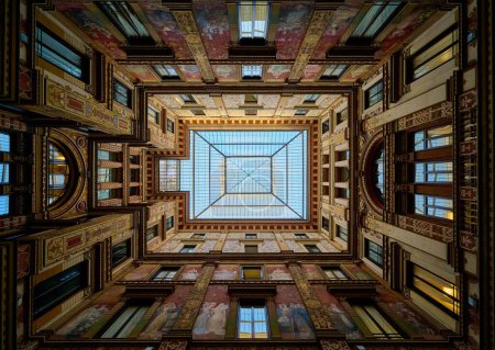 Photo for The ceiling of the Sciarra Gallery in Rome, Italy - Royalty Free Image