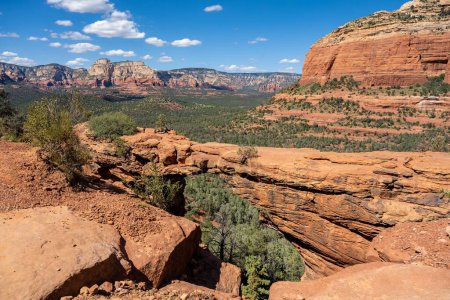 Photo for A scenic view of the famous Red Rock Country in Sedona captured on a sunny day - Royalty Free Image