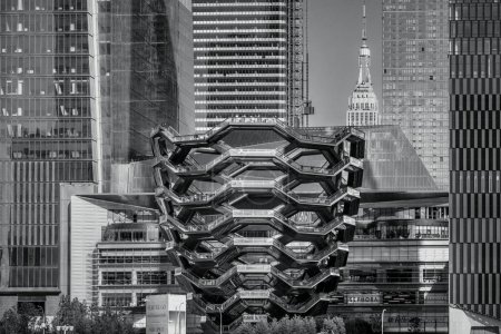 Foto de Los rascacielos Hudson Yards en Nueva York, Estados Unidos - Imagen libre de derechos